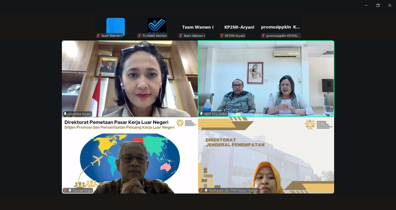 Wamen Christina Diskusikan Pilot Project Wellness Terapis: Jadi Peluang Penempatan Pekerja Migran di Maldives